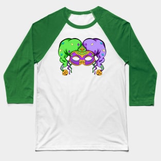 mask mardigras carnaval new orleans Baseball T-Shirt